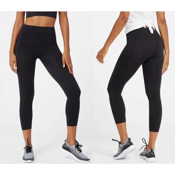 SPANX Look at me now no show seamless leggings black small - Picture 1 of 3